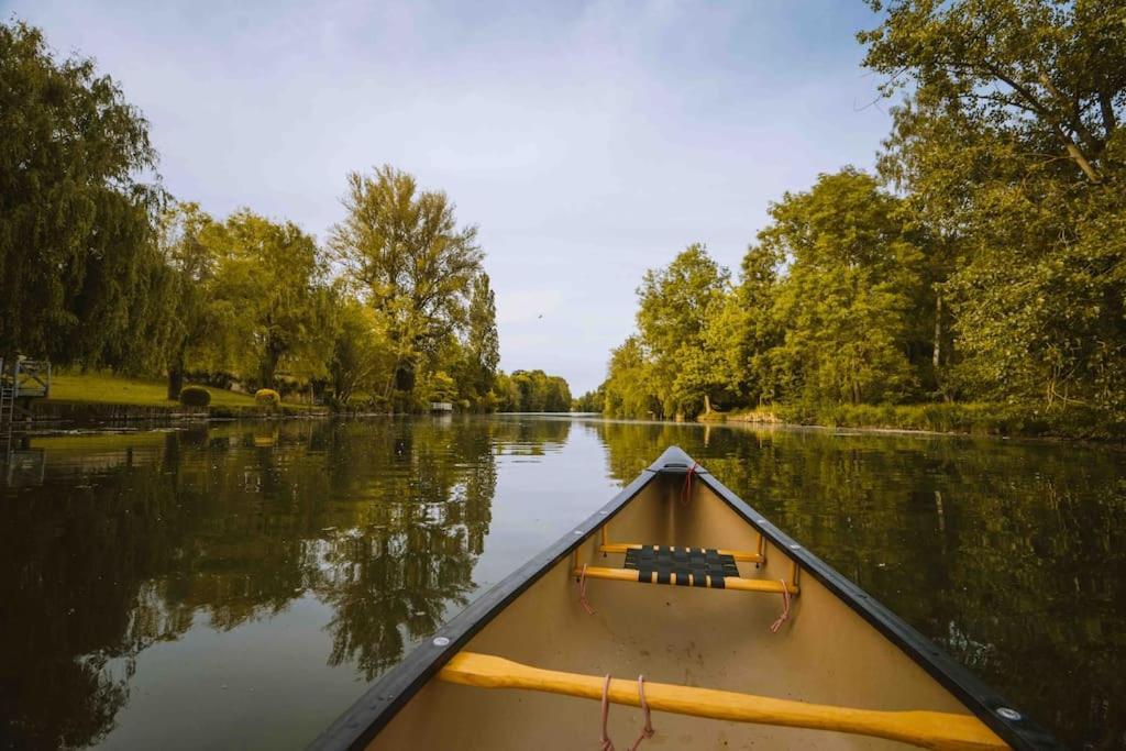 Le Chalet Du Bout Du Monde, En Bord De Riviere ! Grez-sur-Loing Ngoại thất bức ảnh