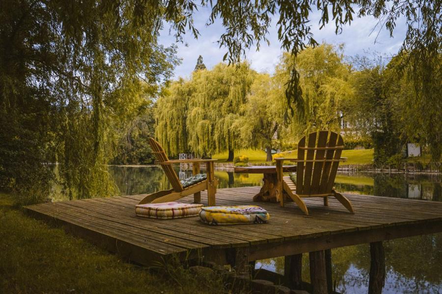 Le Chalet Du Bout Du Monde, En Bord De Riviere ! Grez-sur-Loing Ngoại thất bức ảnh